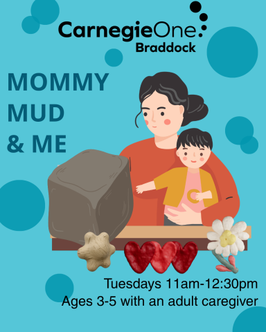 woman with child in arms, shapes made out of clay