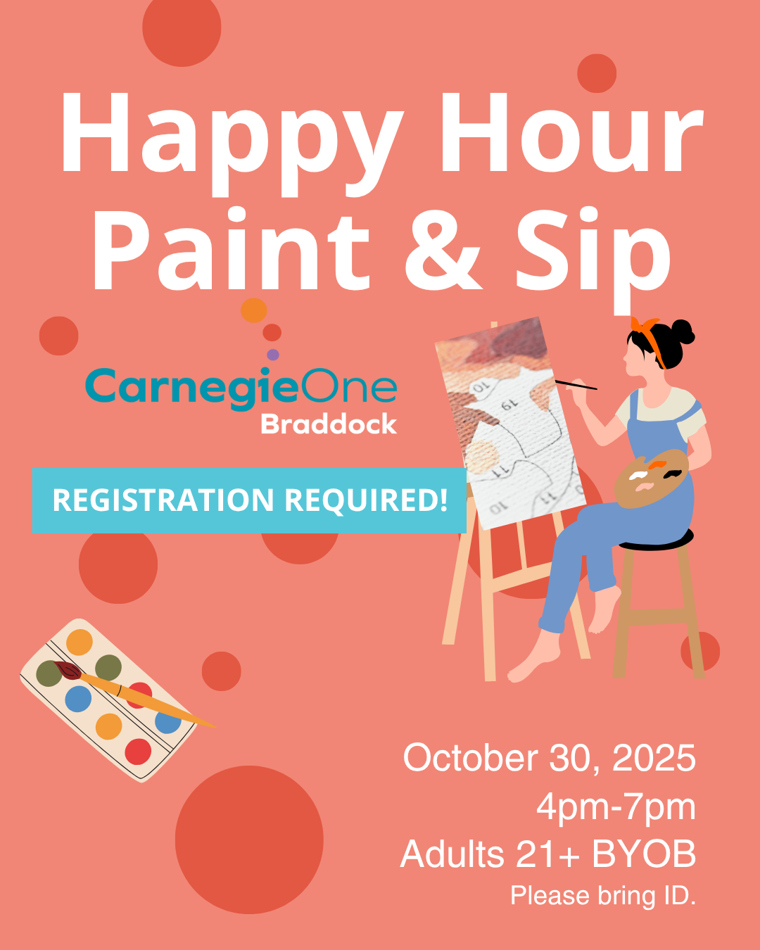 person painting a canvas